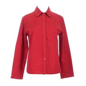 Pendleton Stretch Cotton Button Up Jacket Red size S